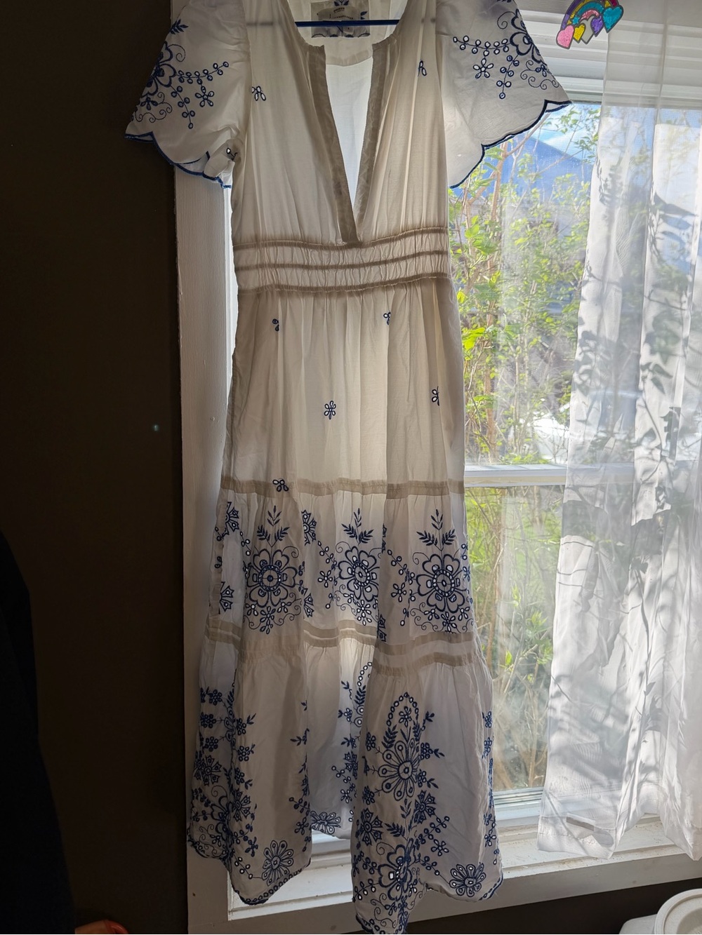 Somerset Maxi Dress Eyelet -S - Picture 10 of 13